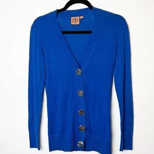 SZ XS Tory Burch Cardigan w/ Gold Hardware
